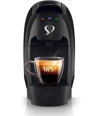 Cafeteira Espresso Luna Preta, 127V - TRES 3 Corações