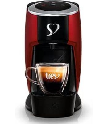 Cafeteira Espresso Touch Vermelha, 110V - TRES 3 Corações