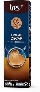 3 Corações Café Espresso Tres Decaf