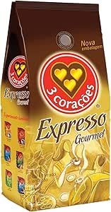 Café Expresso em Grãos Gourmet 3 Corações - 1 Kg