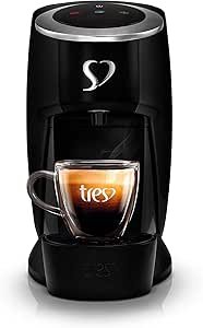 Cafeteira Espresso Touch Preta, 110V - TRES 3 Corações